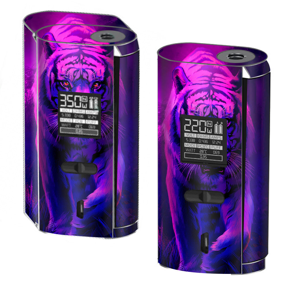  Tiger Prowl Pink Purple Neon Jungle Smok GX2/4 350w Skin