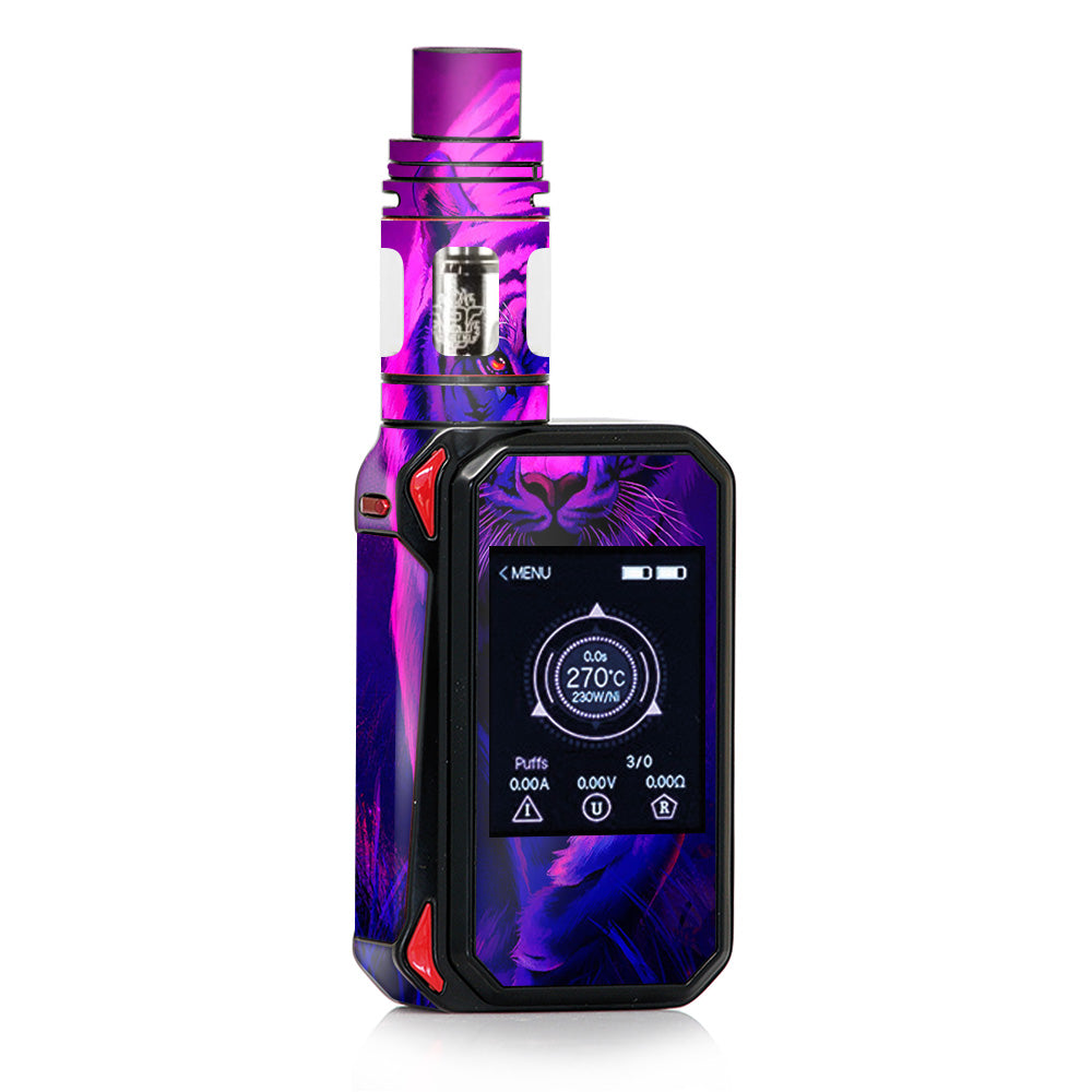 Skins Decals for Smok G-Priv 2 230w Vape / Tiger Prowl Pink Purple Neon Jungle itsaskin.com Skins Decals for Smok G-Priv 2 230w Vape / Tiger Prowl Pink Purple Neon Jungle itsaskin.com