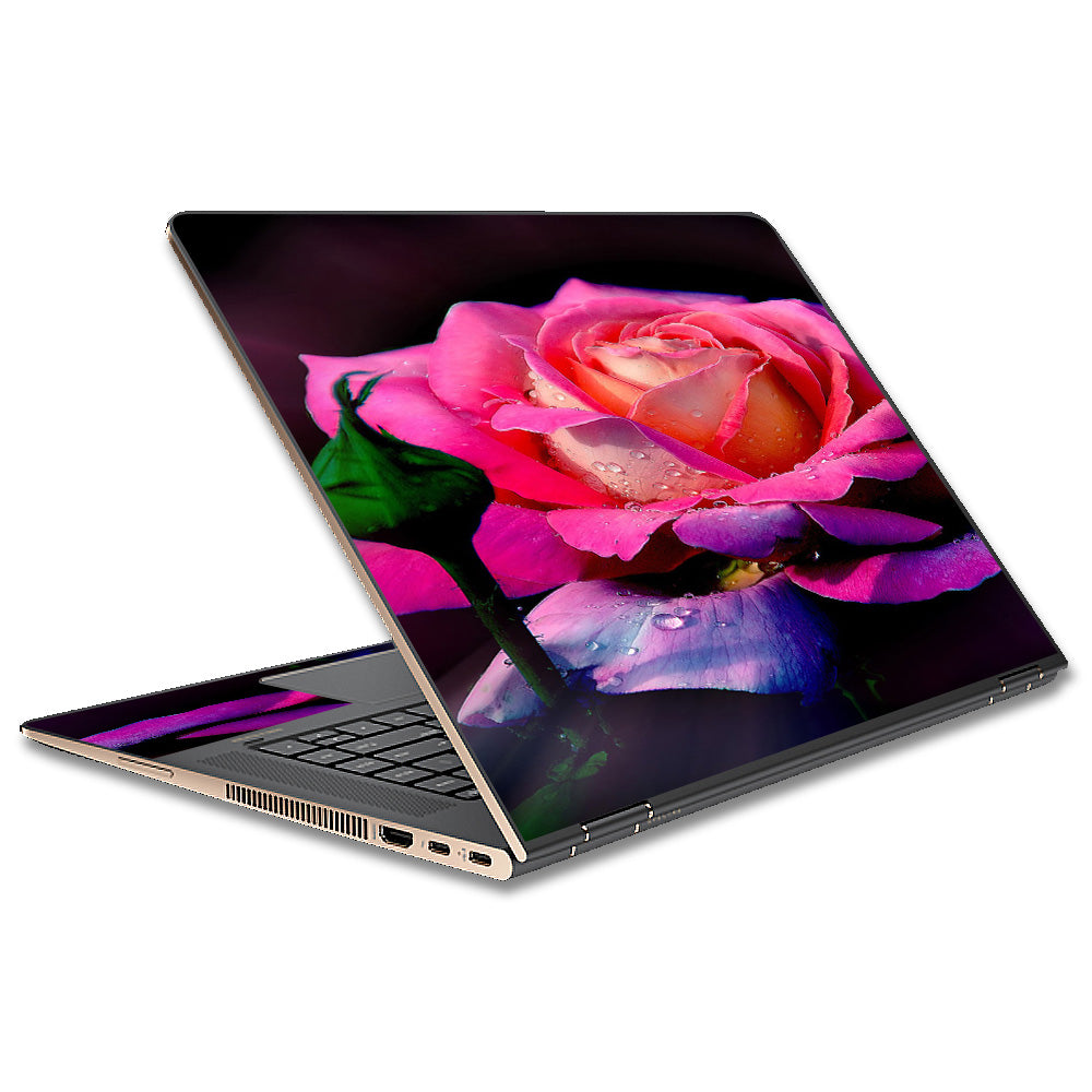  Beautiful Rose Flower Pink Purple HP Spectre x360 13t Skin