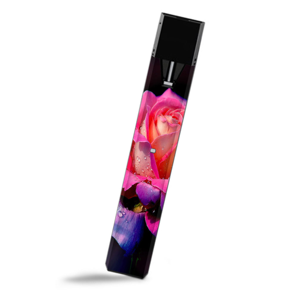  Beautiful Rose Flower Pink Purple Smok Fit Ultra Portable Skin