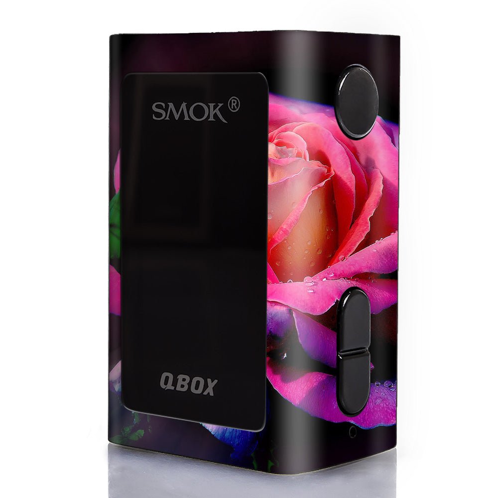 Beautiful Rose Flower Pink Purple Smok Q-Box Skin