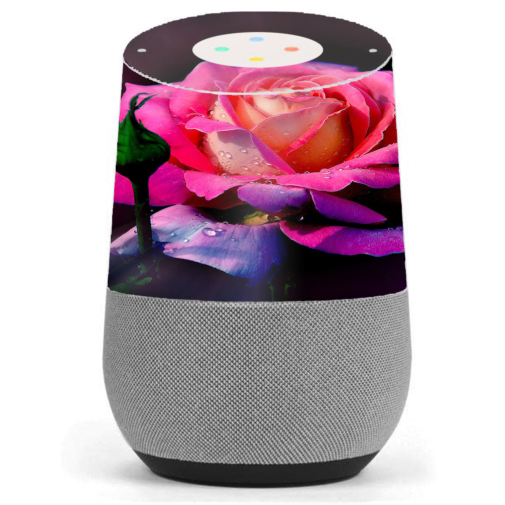  Beautiful Rose Flower Pink Purple Google Home Skin