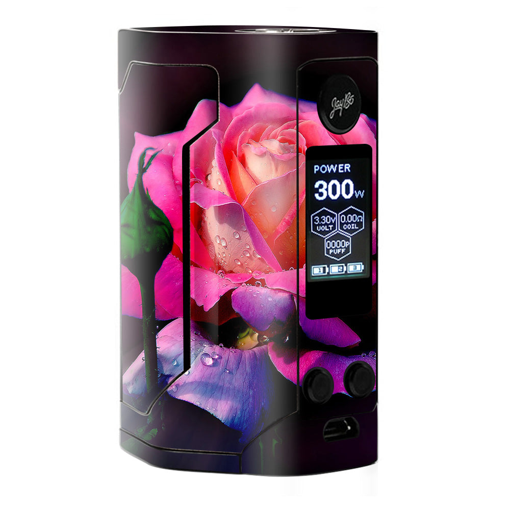  Beautiful Rose Flower Pink Purple Wismec RX Gen 3 Skin