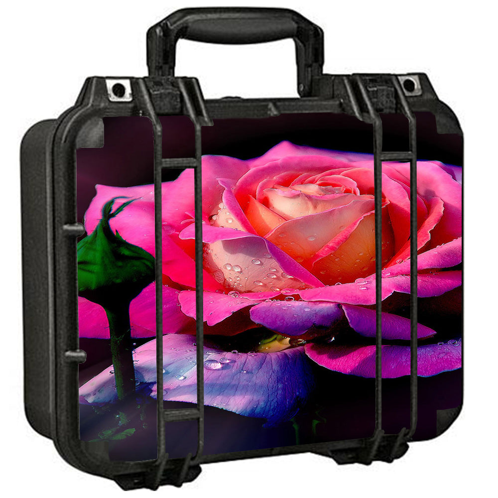  Beautiful Rose Flower Pink Purple Pelican Case 1400 Skin