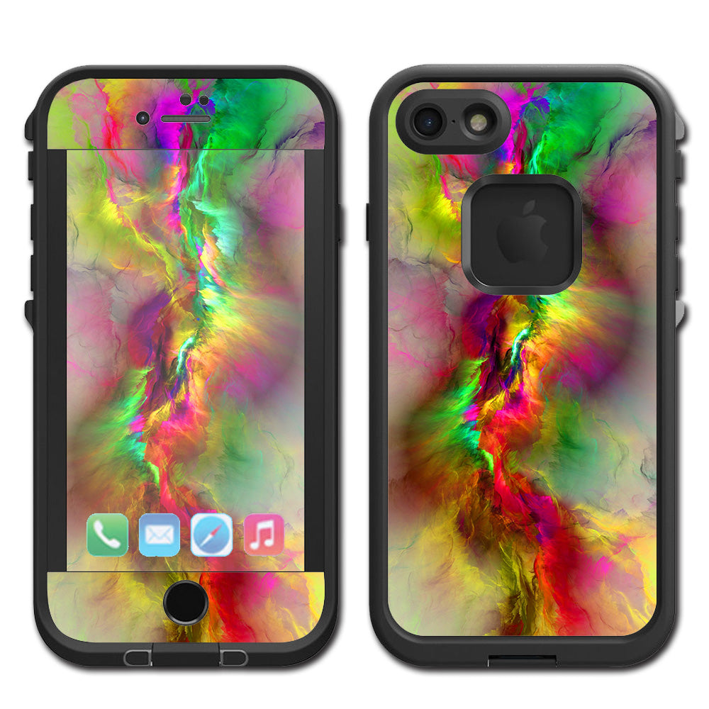  Color Explosion Colorful Design Lifeproof Fre iPhone 7 or iPhone 8 Skin