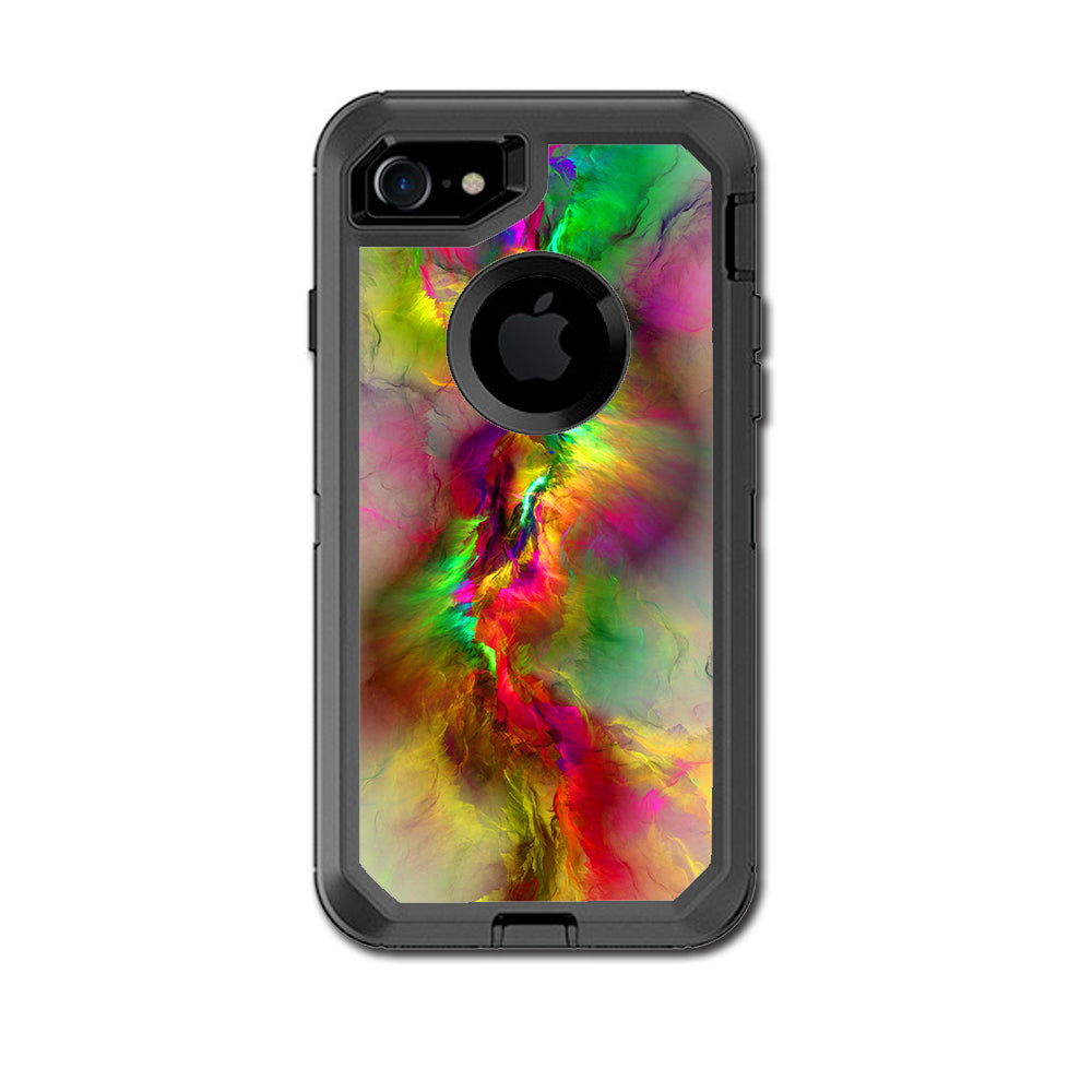  Color Explosion Colorful Design Otterbox Defender iPhone 7 or iPhone 8 Skin