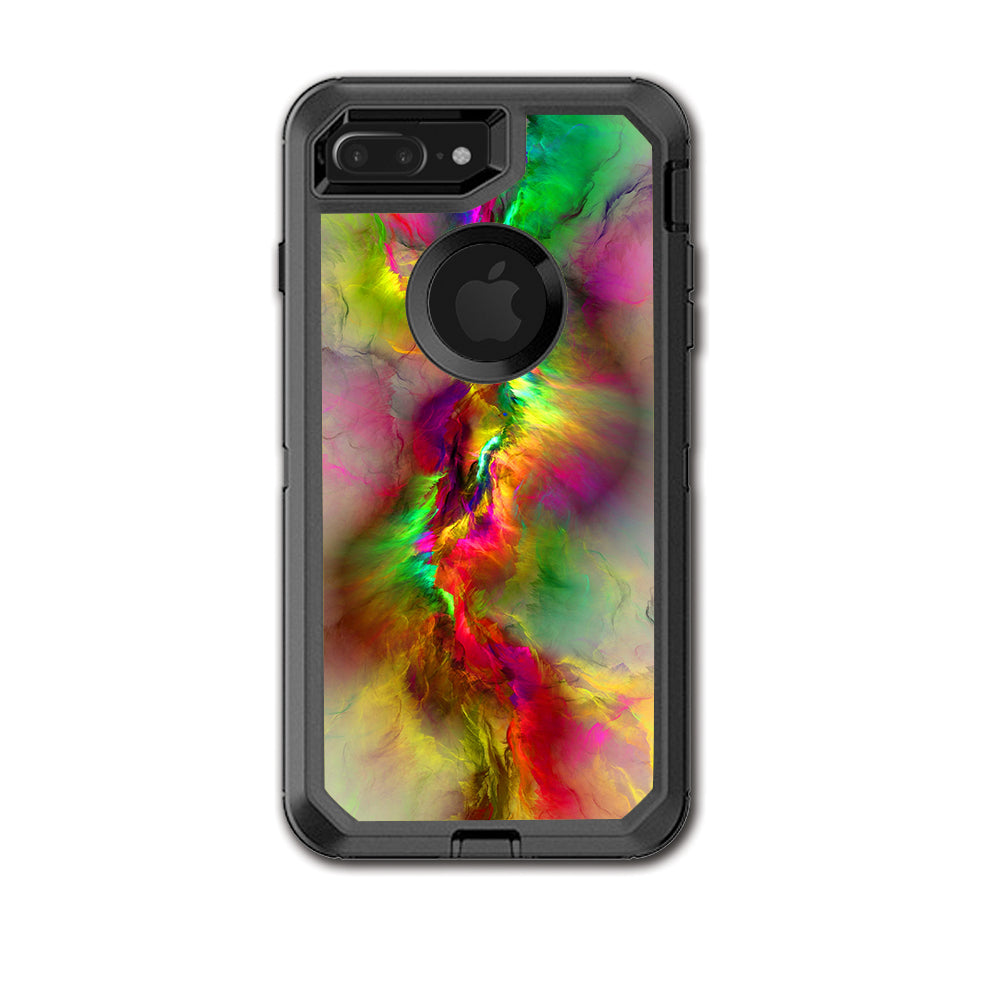  Color Explosion Colorful Design Otterbox Defender iPhone 7+ Plus or iPhone 8+ Plus Skin