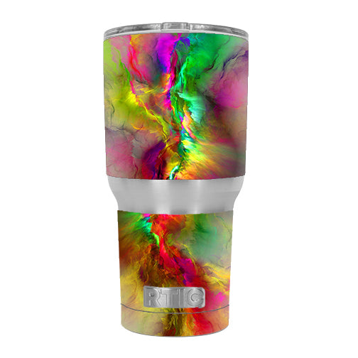  Color Explosion Colorful Design RTIC 30oz Tumbler Skin