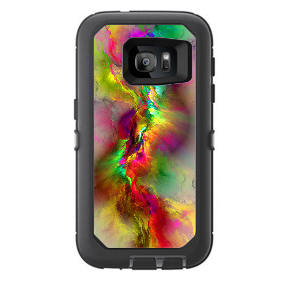  Color Explosion Colorful Design Otterbox Defender Samsung Galaxy S7 Skin
