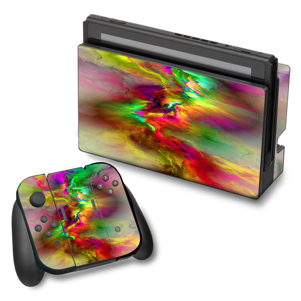  Color Explosion Colorful Design Nintendo Switch Skin