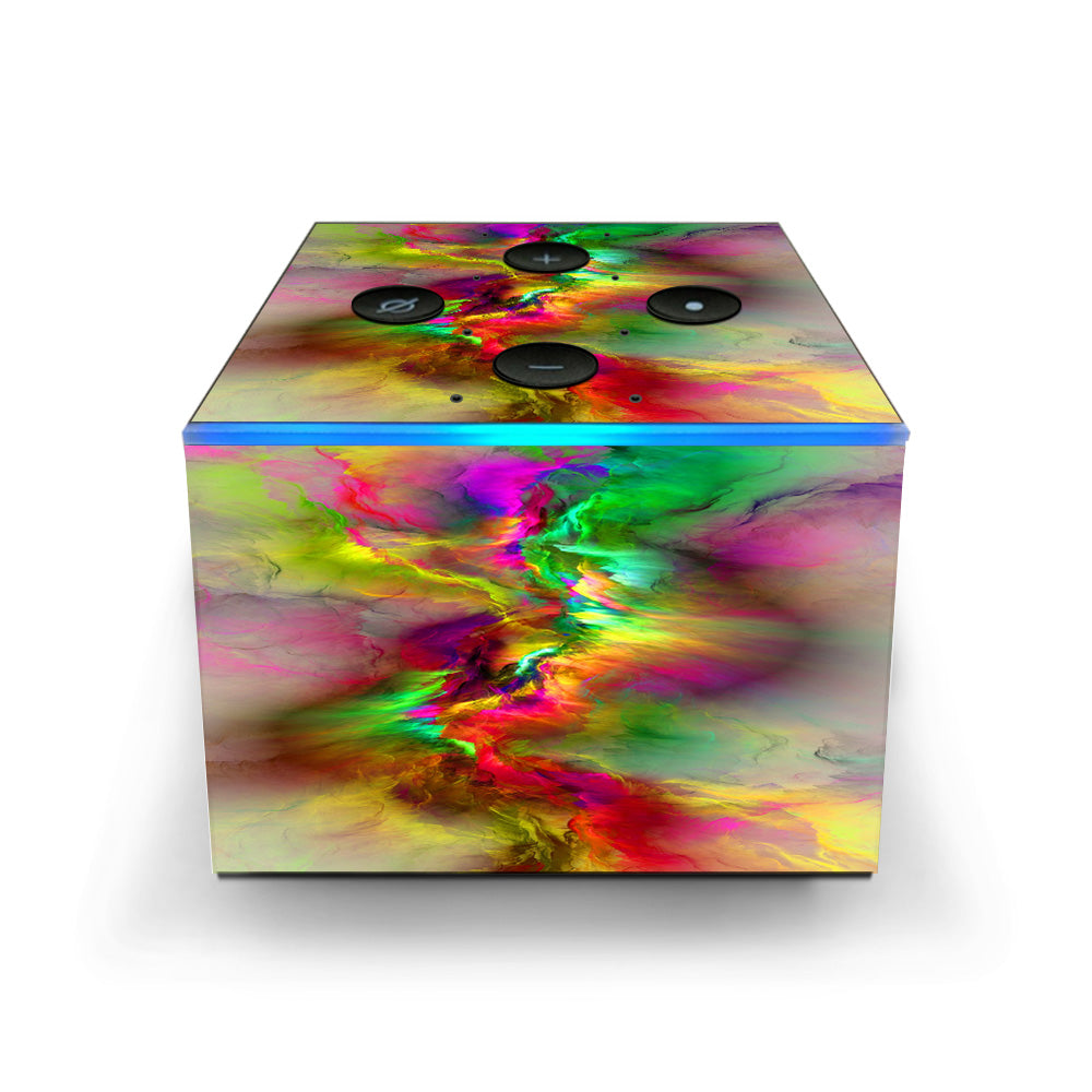  Color Explosion Colorful Design Amazon Fire TV Cube Skin