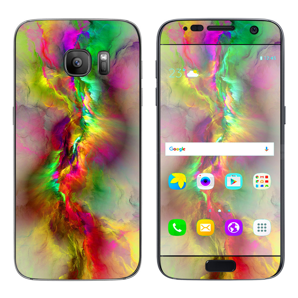  Color Explosion Colorful Design Samsung Galaxy S7 Skin