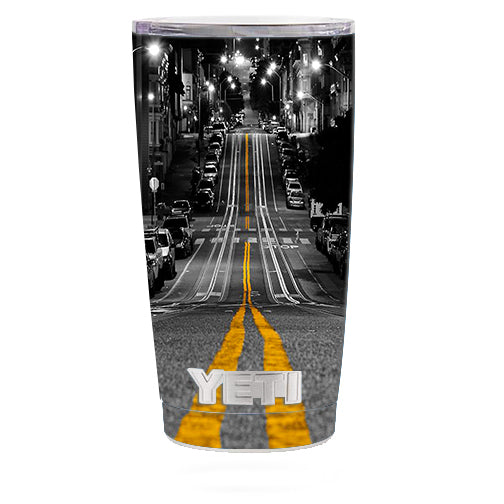  City Roads Downtown Streets Yeti 20oz Rambler Tumbler Skin