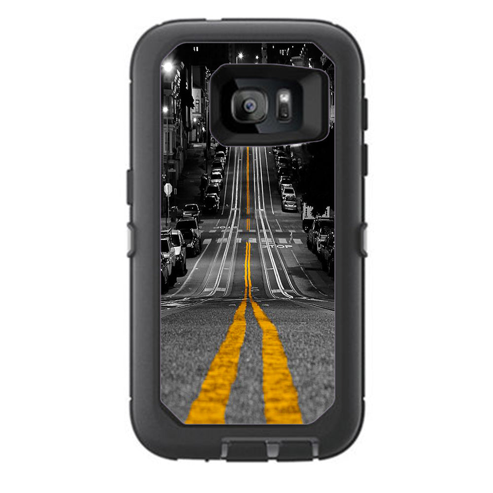  City Roads Downtown Streets Otterbox Defender Samsung Galaxy S7 Skin