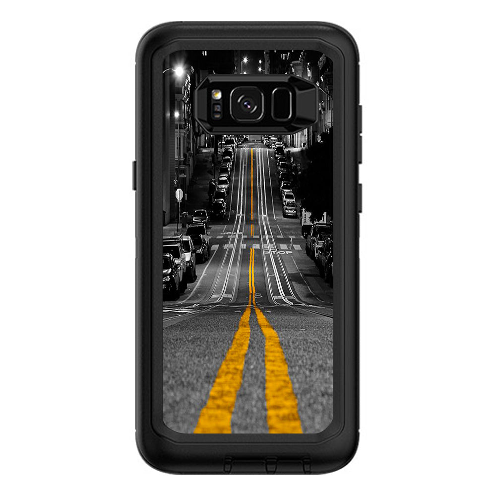  City Roads Downtown Streets Otterbox Defender Samsung Galaxy S8 Plus Skin