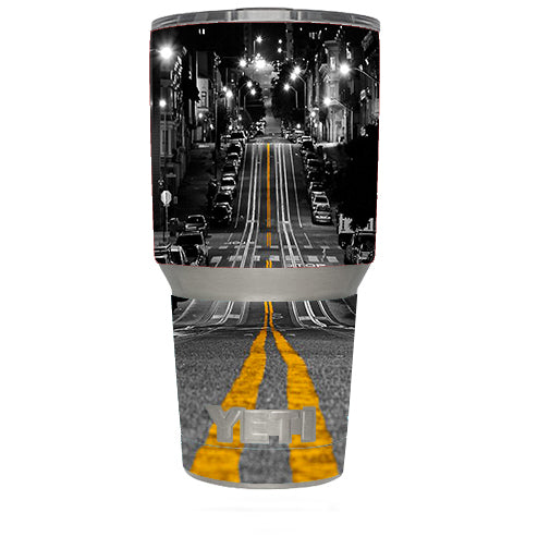  City Roads Downtown Streets Yeti 30oz Rambler Tumbler Skin