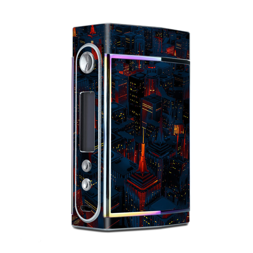  City Glow At Night Skyline View Too VooPoo Skin