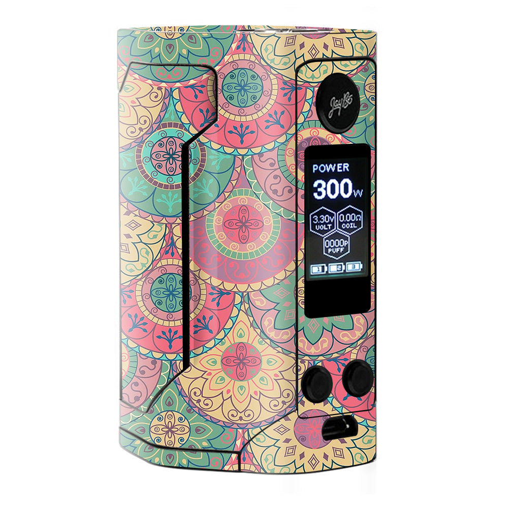  Circle Mandala Design Pattern Wismec RX Gen 3 Skin
