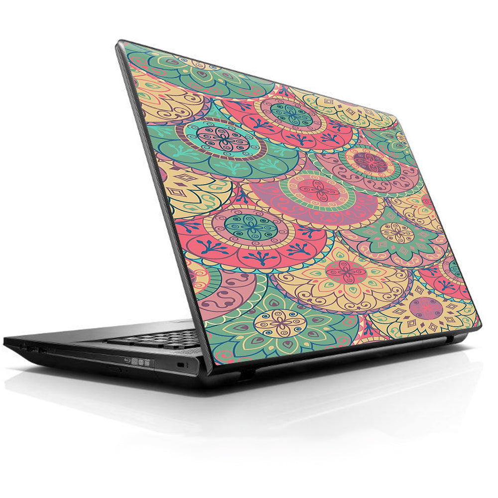  Circle Mandala Design Pattern Universal 13 to 16 inch wide laptop Skin
