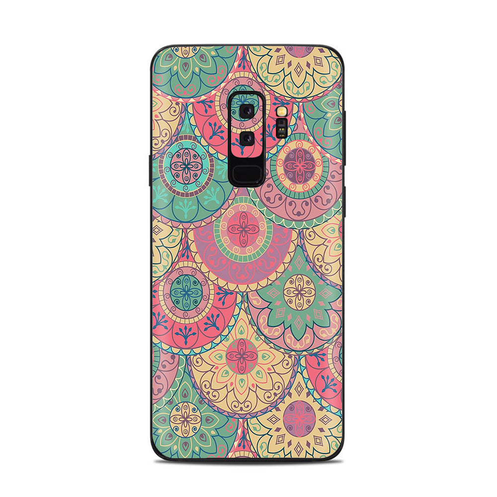  Circle Mandala Design Pattern Samsung Galaxy S9 Plus Skin