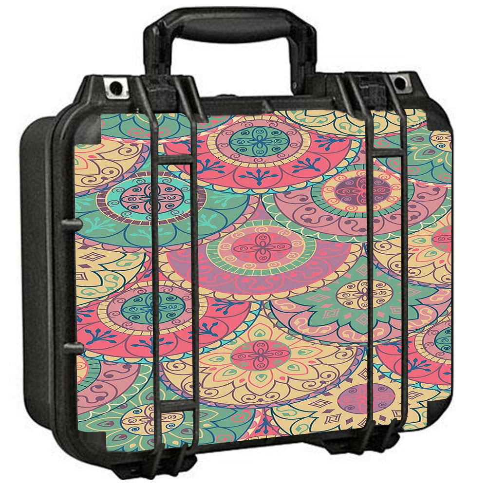  Circle Mandala Design Pattern Pelican Case 1400 Skin