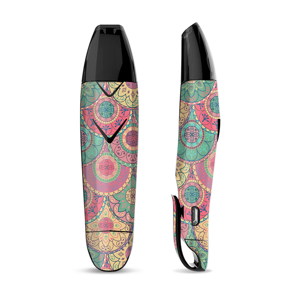 Skin Decal Vinyl Wrap for Suorin Vagon  Vape / Circle Mandala Design Pattern