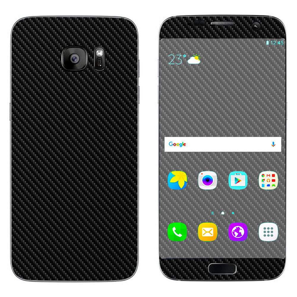  Carbon Fiber Carbon Fibre Graphite Samsung Galaxy S7 Edge Skin