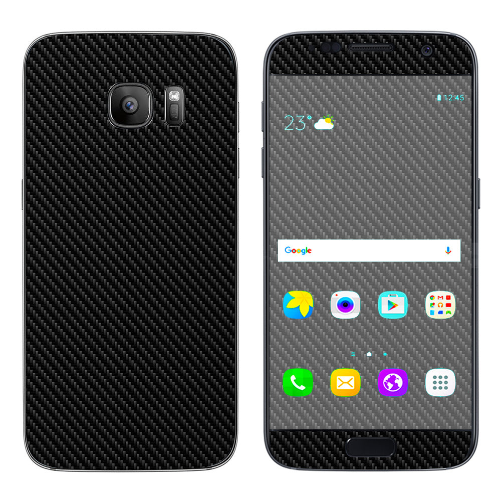  Carbon Fiber Carbon Fibre Graphite Samsung Galaxy S7 Skin