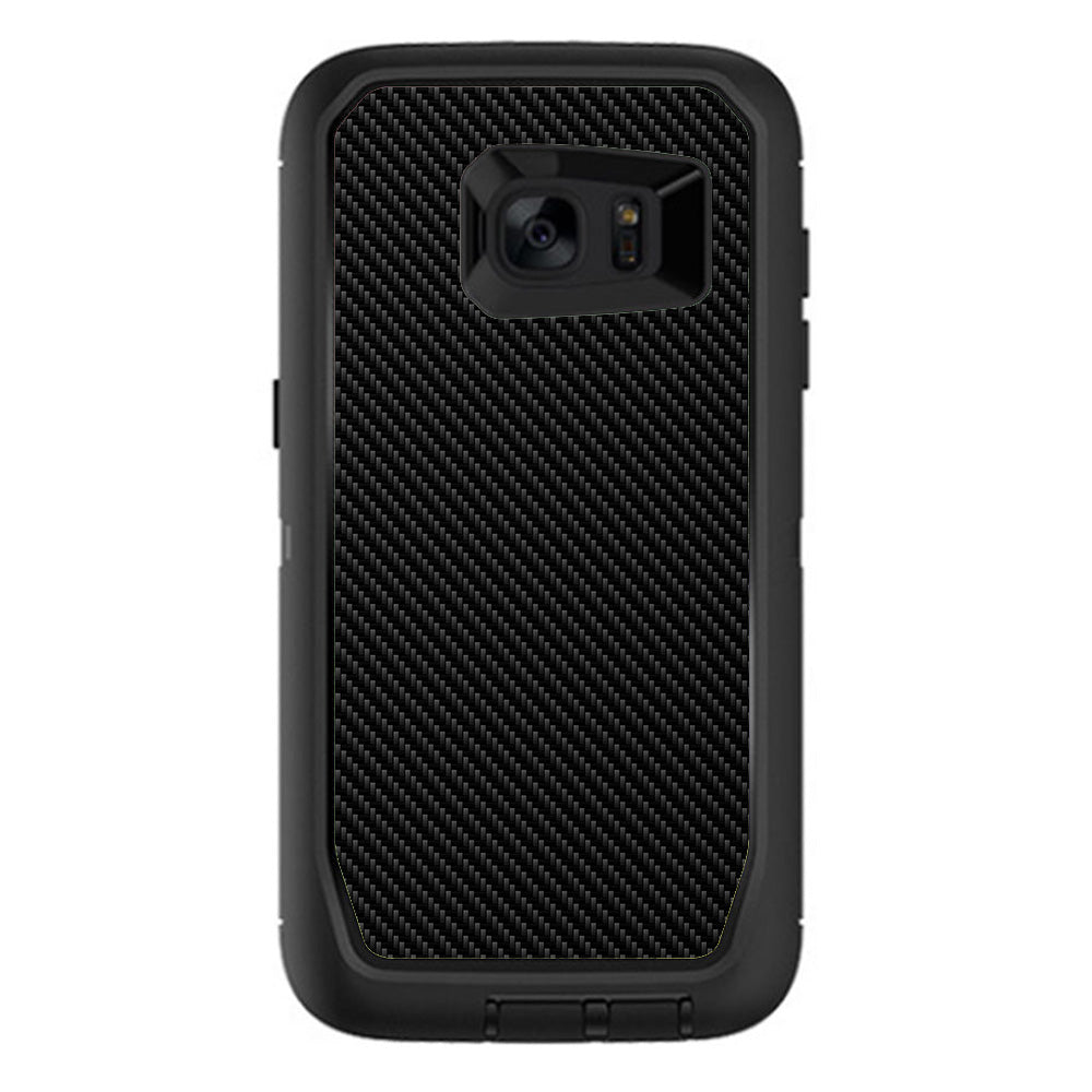  Carbon Fiber Carbon Fibre Graphite Otterbox Defender Samsung Galaxy S7 Edge Skin