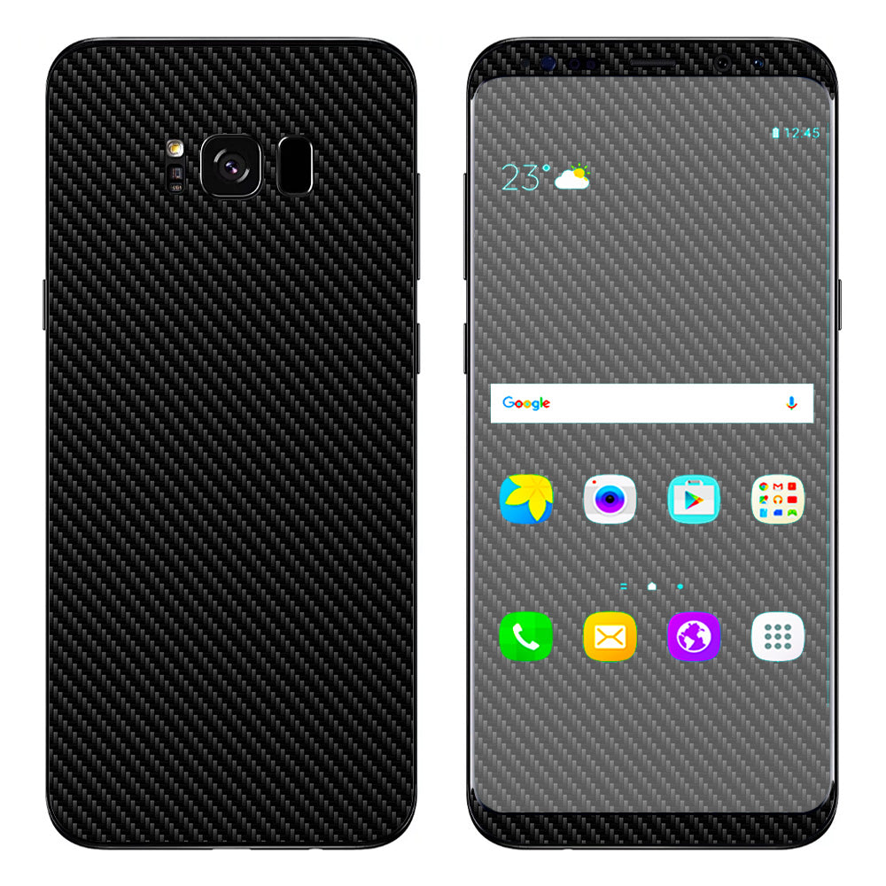  Carbon Fiber Carbon Fibre Graphite Samsung Galaxy S8 Plus Skin