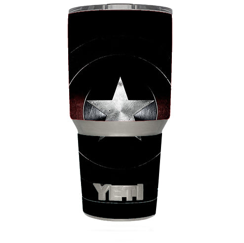  America Shield Yeti 30oz Rambler Tumbler Skin