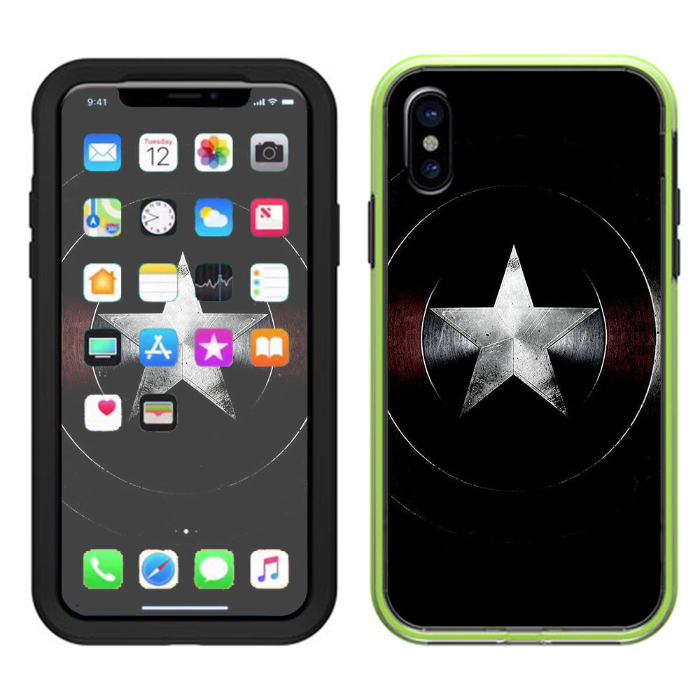  America Shield Lifeproof Slam Case iPhone X Skin