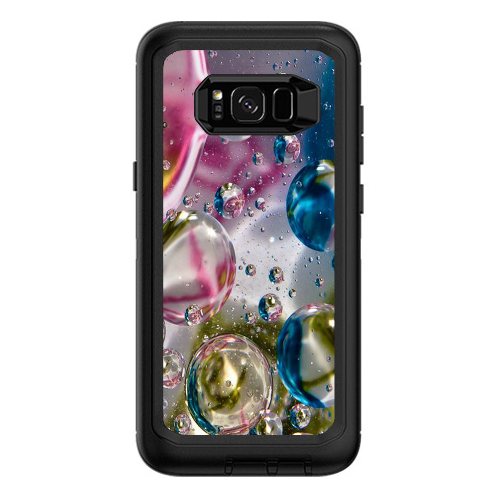  Bubblicious Water Bubbles Colors Otterbox Defender Samsung Galaxy S8 Plus Skin