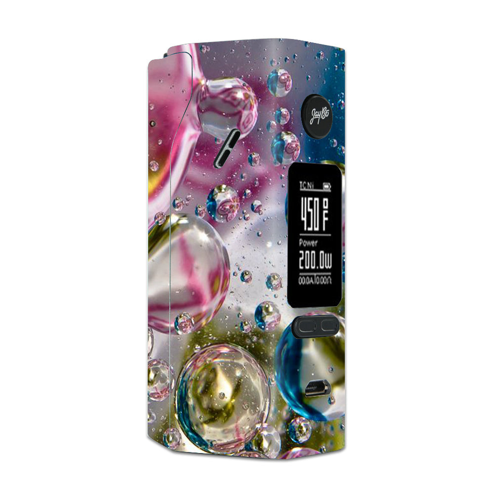  Bubblicious Water Bubbles Colors Wismec Reuleaux RX 2/3 combo kit Skin