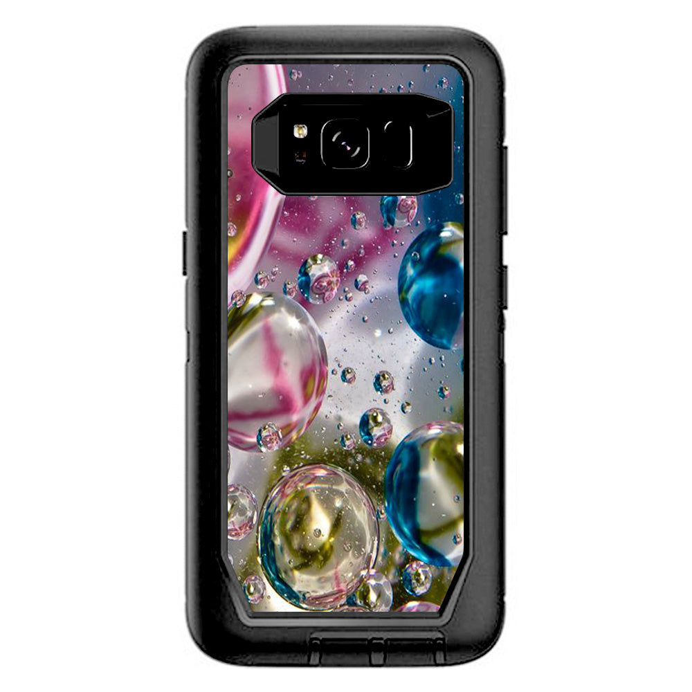  Bubblicious Water Bubbles Colors Otterbox Defender Samsung Galaxy S8 Skin