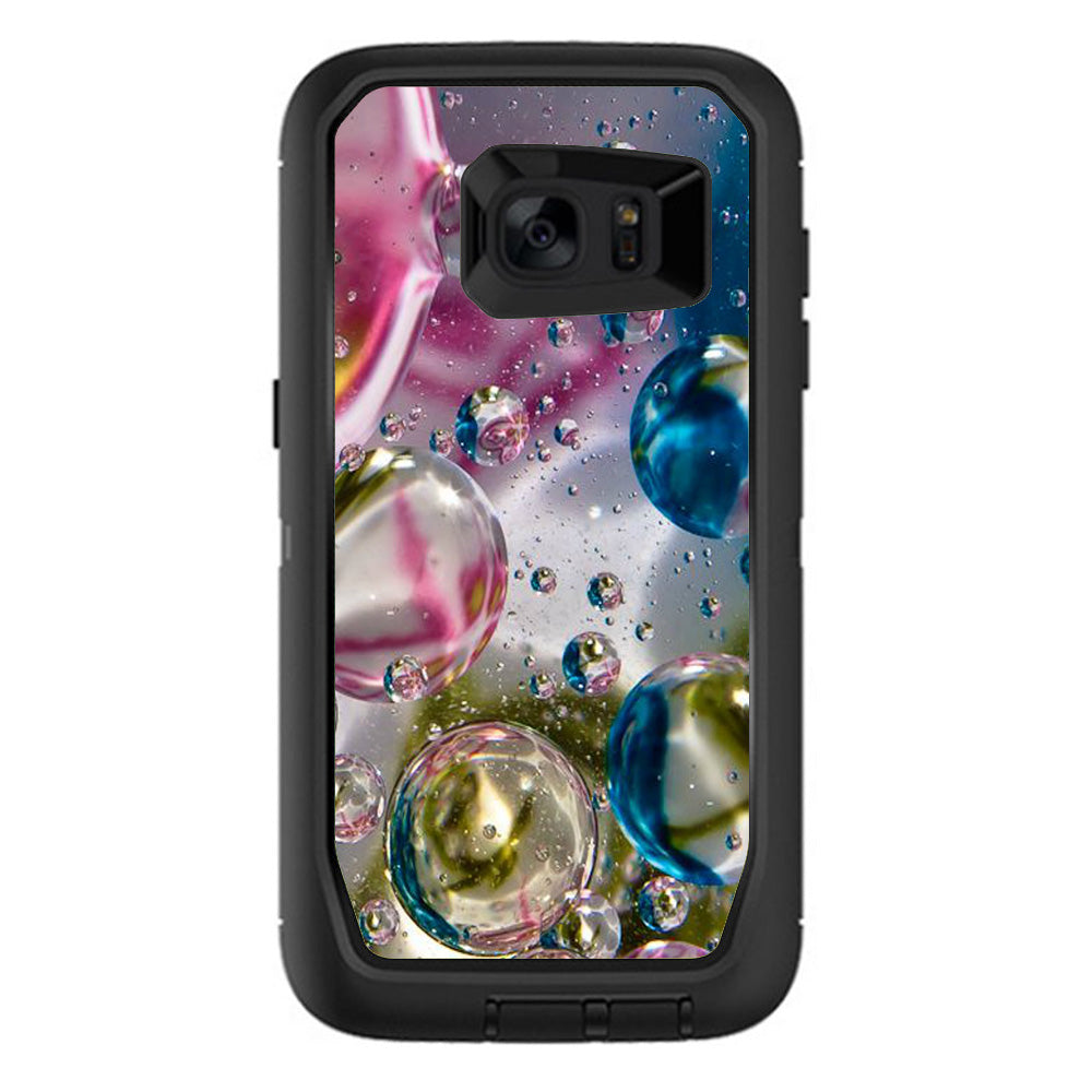  Bubblicious Water Bubbles Colors Otterbox Defender Samsung Galaxy S7 Edge Skin
