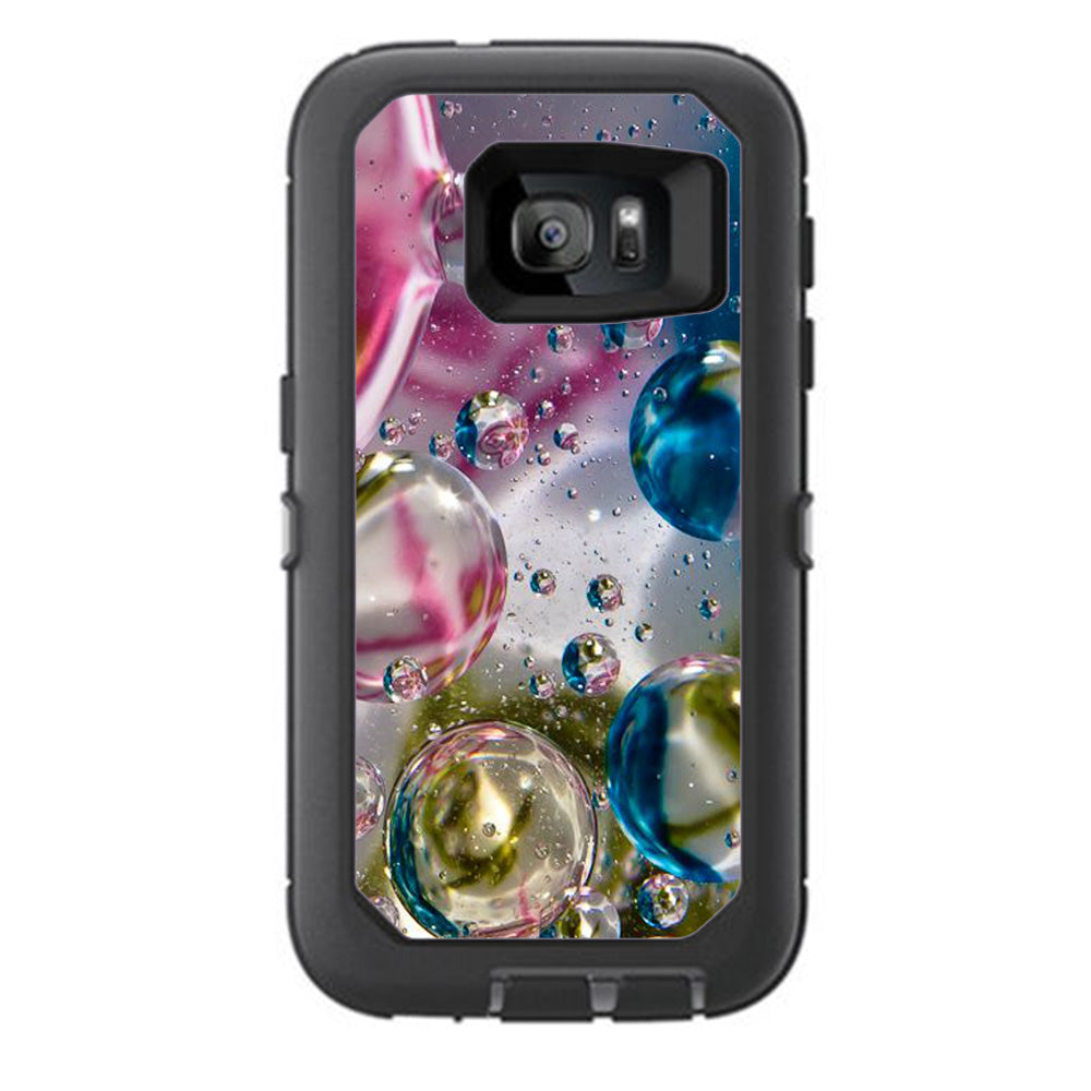  Bubblicious Water Bubbles Colors Otterbox Defender Samsung Galaxy S7 Skin
