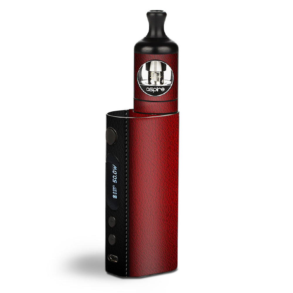  Black And Red Leather Pattern Aspire Zelos  Skin