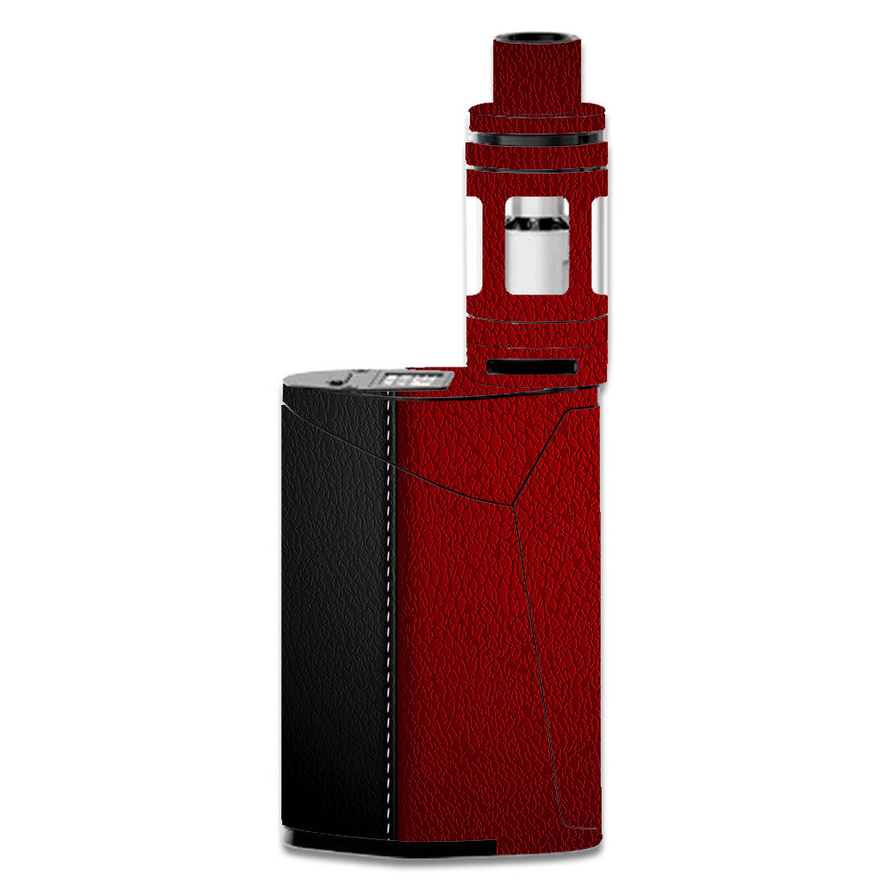  Black And Red Leather Pattern Smok GX350 Skin
