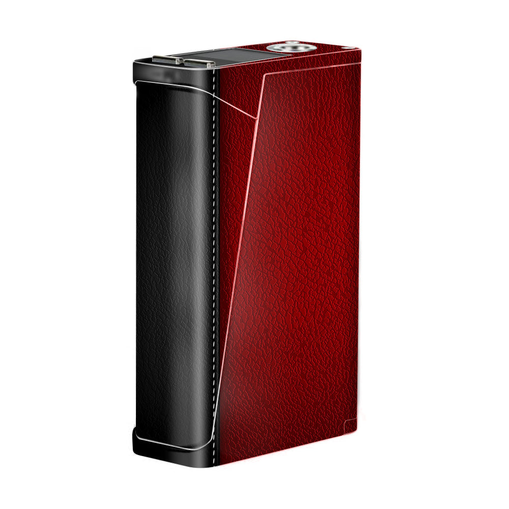  Black And Red Leather Pattern Smok H-Priv Skin