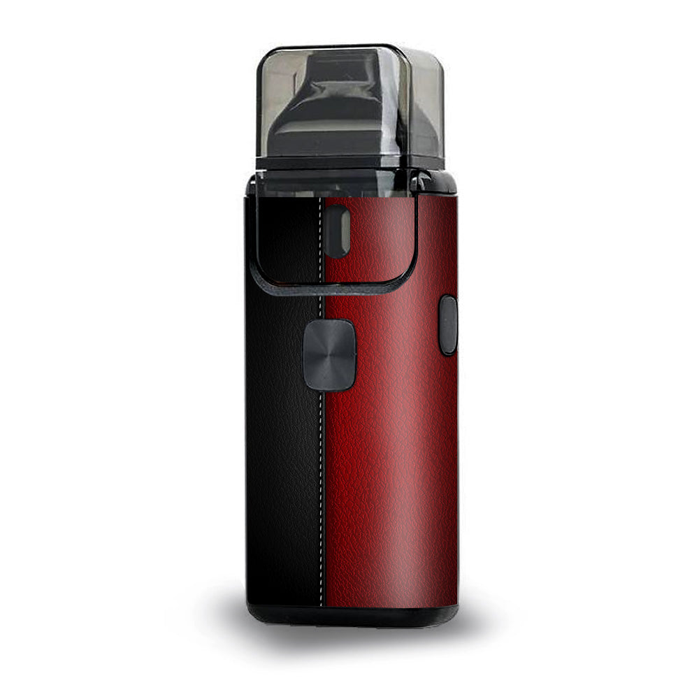  Black And Red Leather Pattern Aspire Breeze 2 Skin