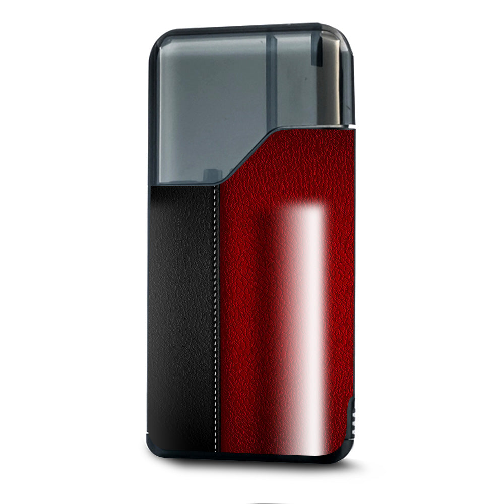  Black And Red Leather Pattern Suorin Air Skin