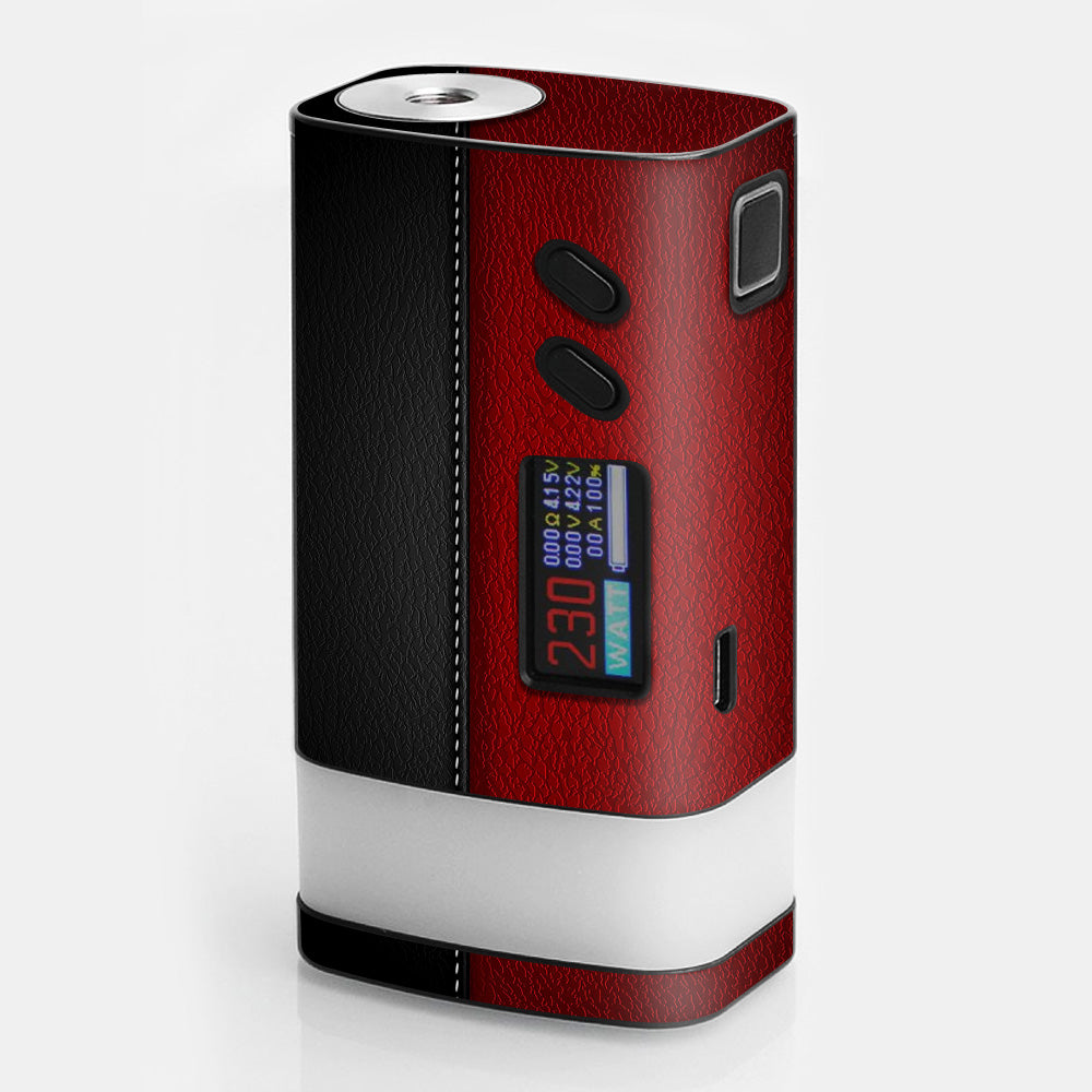  Black And Red Leather Pattern Sigelei Fuchai Glo 230w Skin