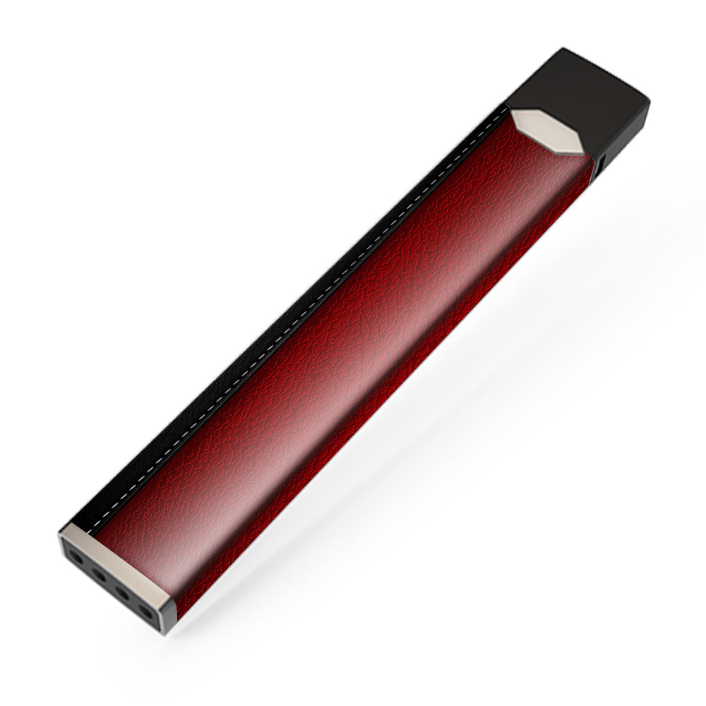  Black And Red Leather Pattern JUUL Skin