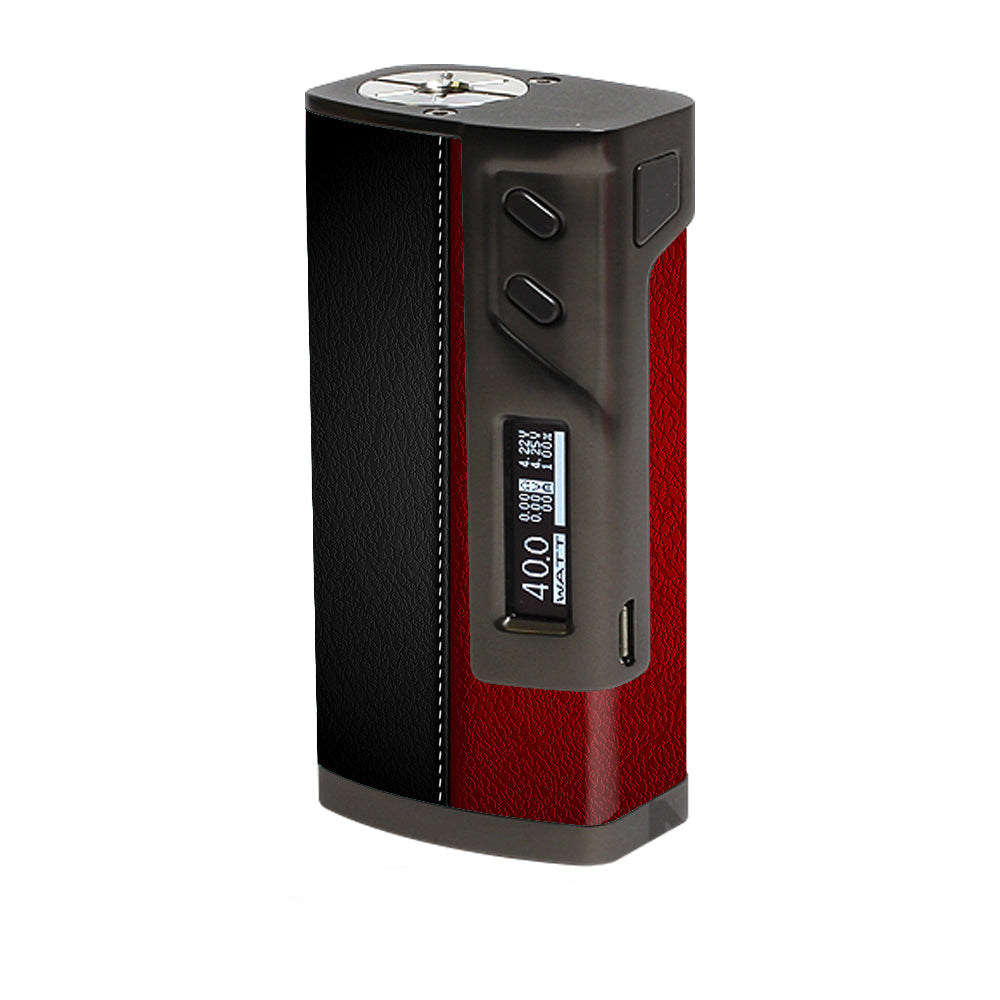  Black And Red Leather Pattern Sigelei 213W Skin