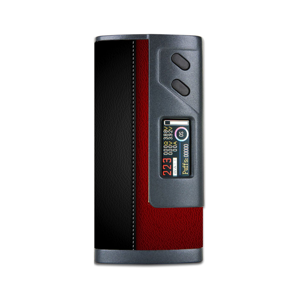 Black And Red Leather Pattern Sigelei 213W Plus Skin