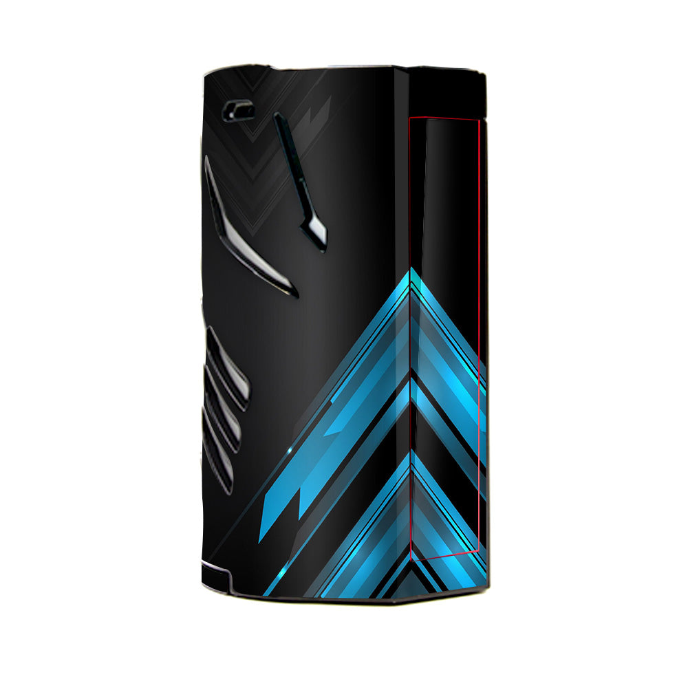  Black Blue Sharp Design Active T-Priv 3 Smok Skin