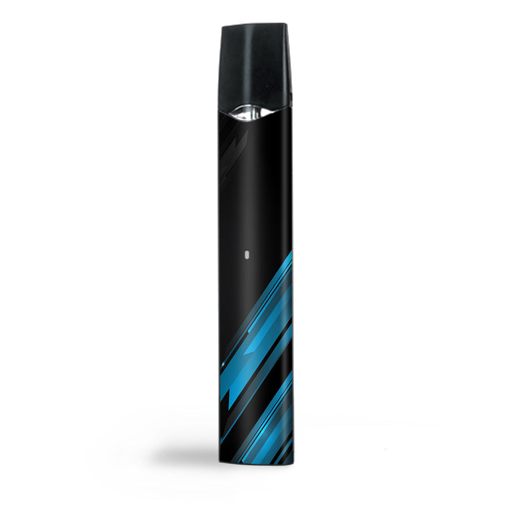  Black Blue Sharp Design Edge Smok Infinix Ultra Portable Skin