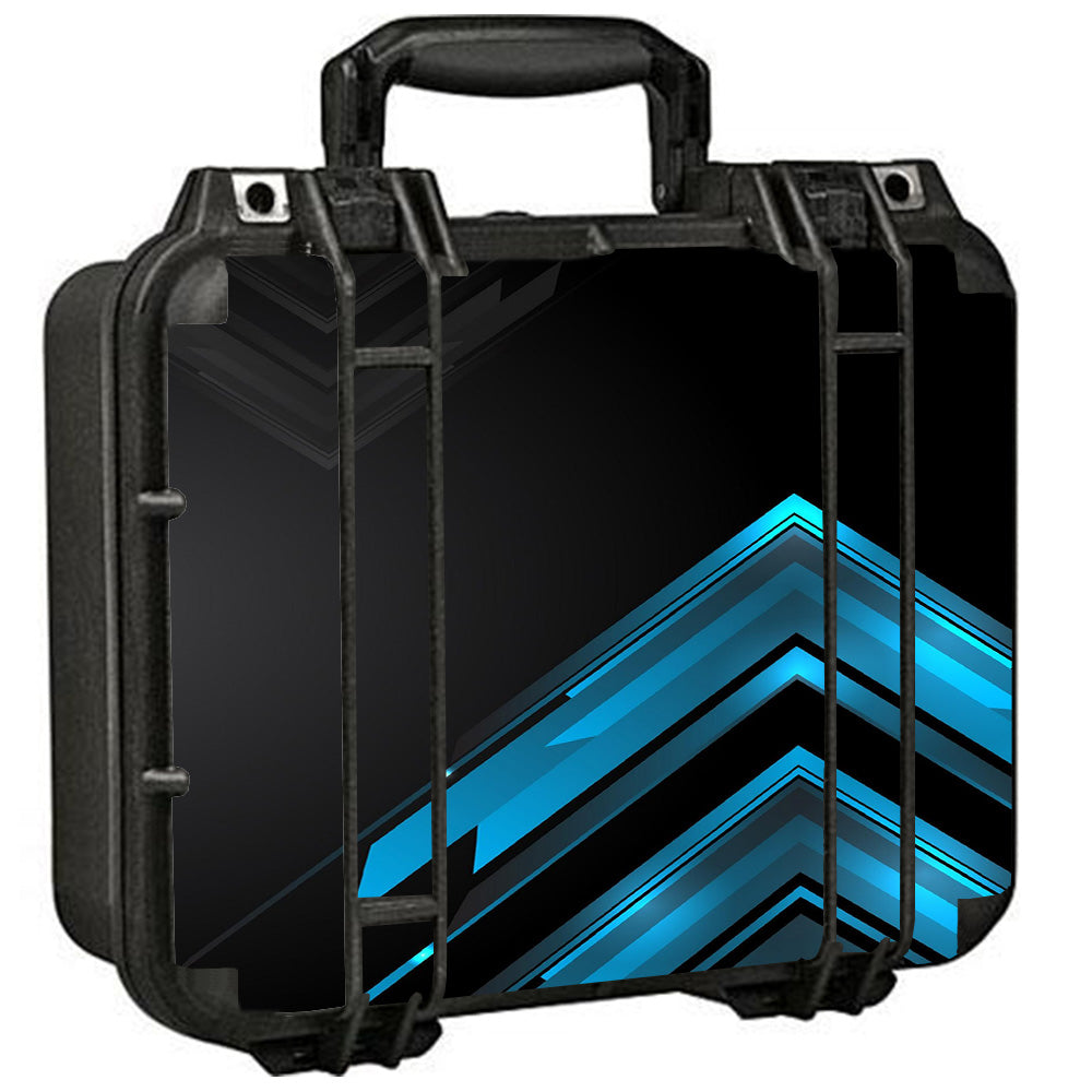  Black Blue Sharp Design Active Pelican Case 1400 Skin