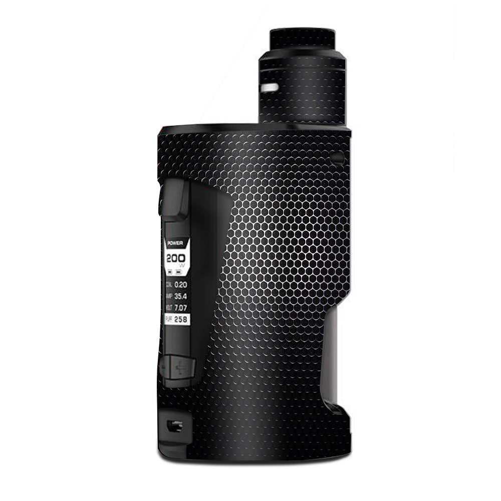  Black Metal Pattern G Box Squonk Geek Vape Skin